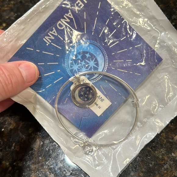 Alex and Ani art infusion moon and stars silver bracelet - Picture 3 of 3